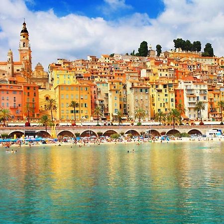 Les Mimosas Panzió Menton Kültér fotó