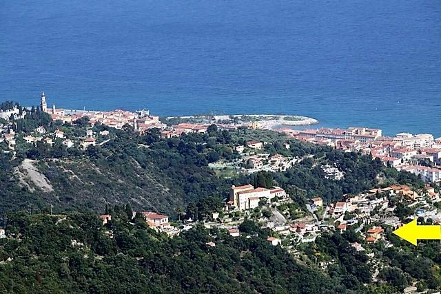 Les Mimosas Panzió Menton Kültér fotó