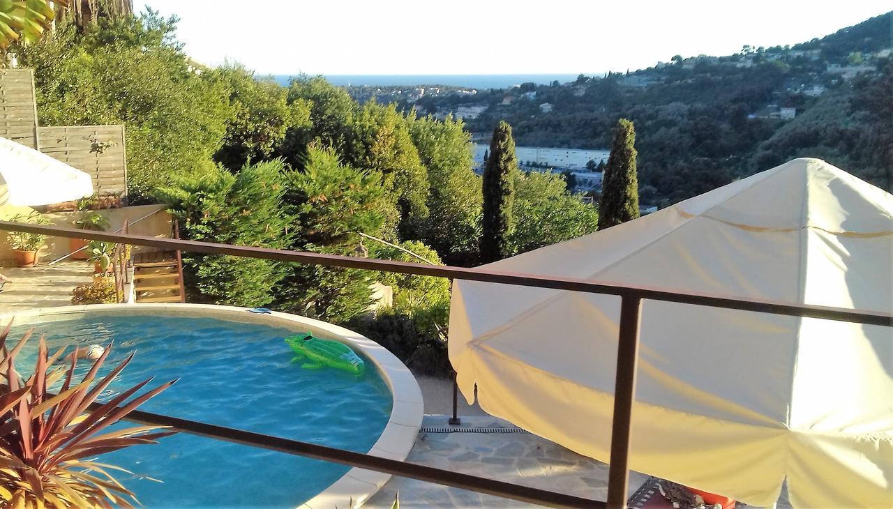 Les Mimosas Panzió Menton Kültér fotó