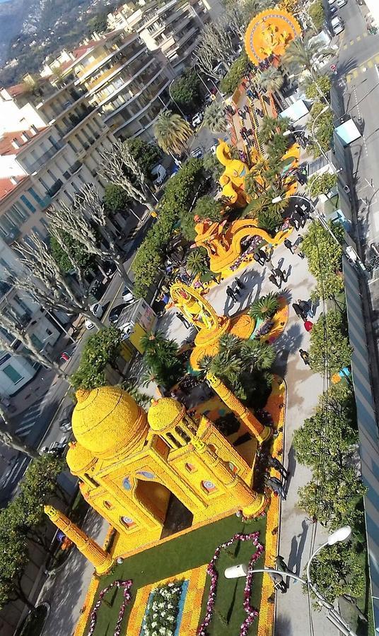 Les Mimosas Panzió Menton Kültér fotó